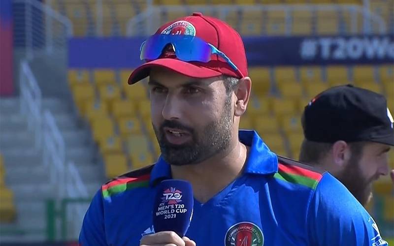 ”پتا ہے کہ بھارتی سپورٹ کر رہے ہیں لیکن ہم ۔۔“نیوزی لینڈ کے خلاف ٹاس جیتنے کے بعد افغان ٹیم کے کپتان محمد نبی نے اعلان کر دیا 