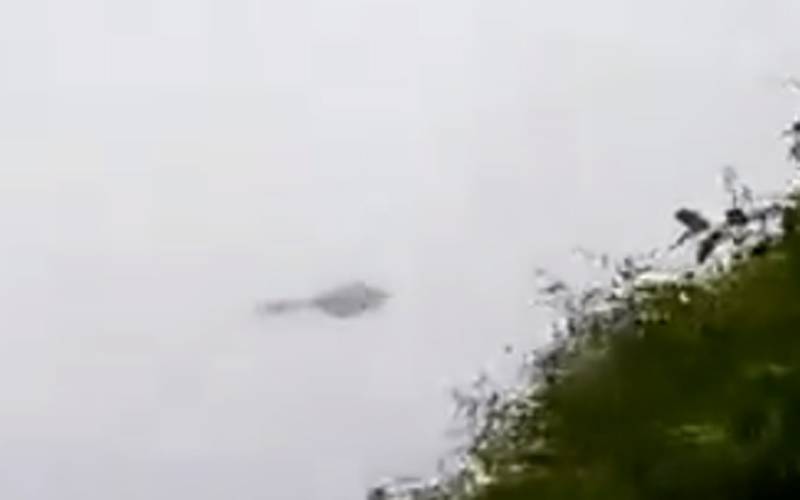 بھارتی جنرل بپن راوت کے ہیلی کاپٹر کو حادثے سے قبل کی ویڈیو سامنے آگئی