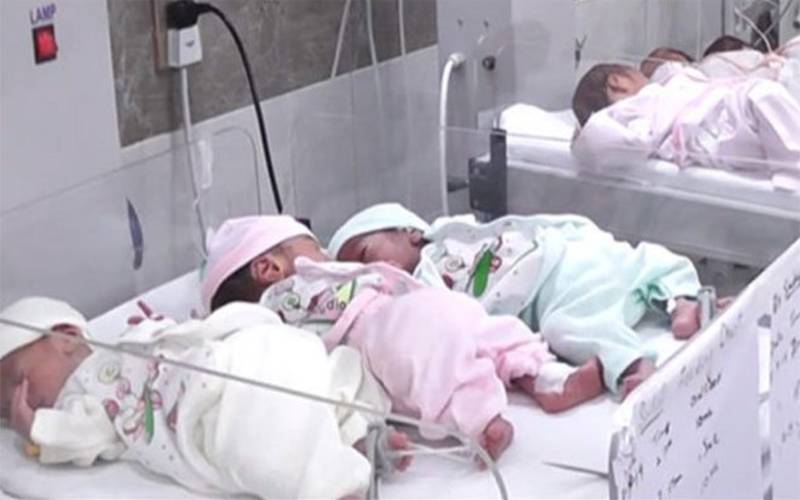 پشاور میں خاتون کے ہاں ایک ساتھ چھ بچوں کی پیدائش