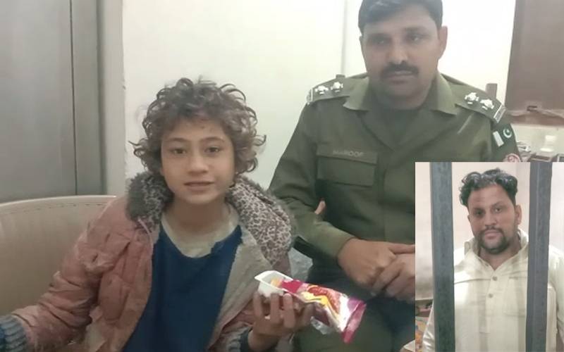 شدید سردی میں بیٹی سے زبردستی بھیک منگوانے والا باپ گرفتار