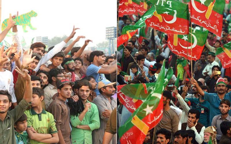 طاقت کا اصل سر چشمہ عوام ، پی ٹی آئی اور مسلم لیگ (ن) کی ریلیاں اسلام آباد کی جانب رواں دواں 