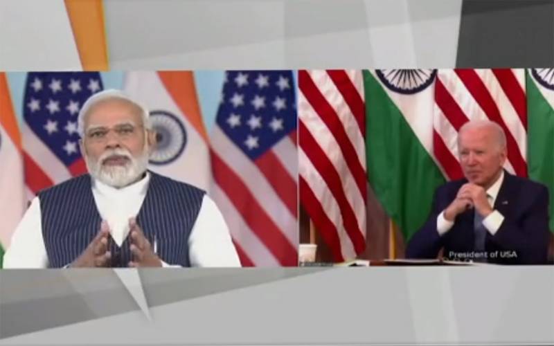 امریکی صدر اور بھارتی وزیراعظم کا رابطہ 