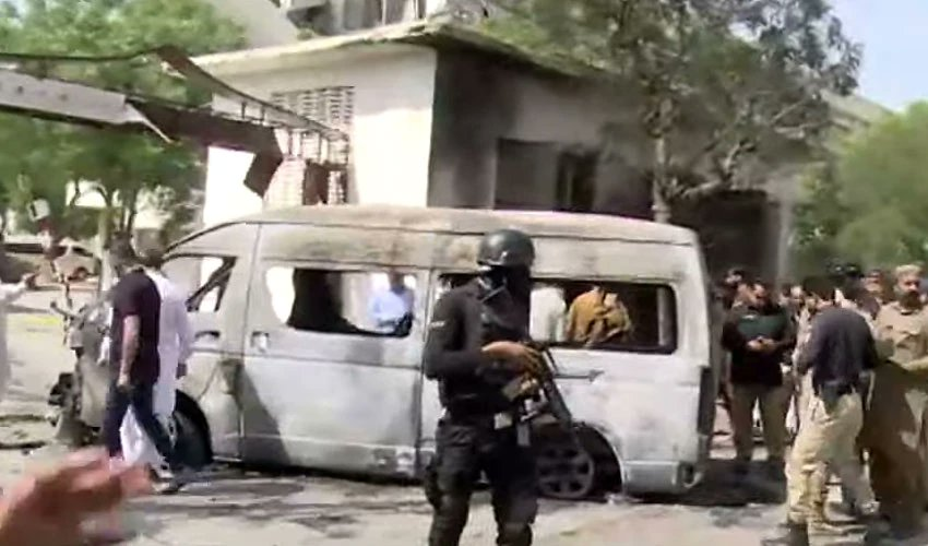 کراچی دھماکے کی خودکش بمبار خاتون کی مبینہ سہولت کاری پرایک شخص گرفتار