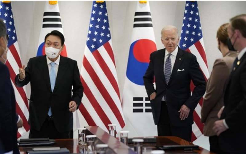 امریکی صدر جو بائیڈن کا دورہ جنوبی کوریا 