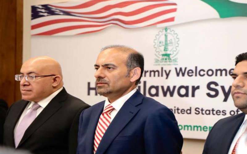 آئی ٹی اور ٹیکسٹائل پاکستان کی معاشی بحالی میں اہم کردار ادا کر سکتے ہیں: امریکی نمائندہ خصوصی دلاور سید