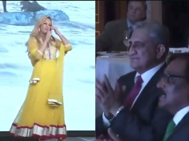 یوکرینی گلوکارہ کے ’دل دل پاکستان‘ گانے کی ویڈیو وائرل، حاضرین میں جنرل باجوہ بھی موجود، لیکن یہ کب کی ہے؟ حقیقت جانئے