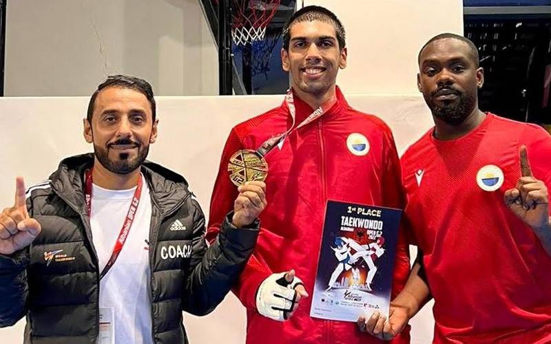 متحدہ عرب امارات میں مقیم پاکستانی کھلاڑی سنان اشفاق کی ایک اور جیت، البانیہ اوپن تائیکوانڈو چیمپئن شپ میں طلائی تمغہ جیت لیا