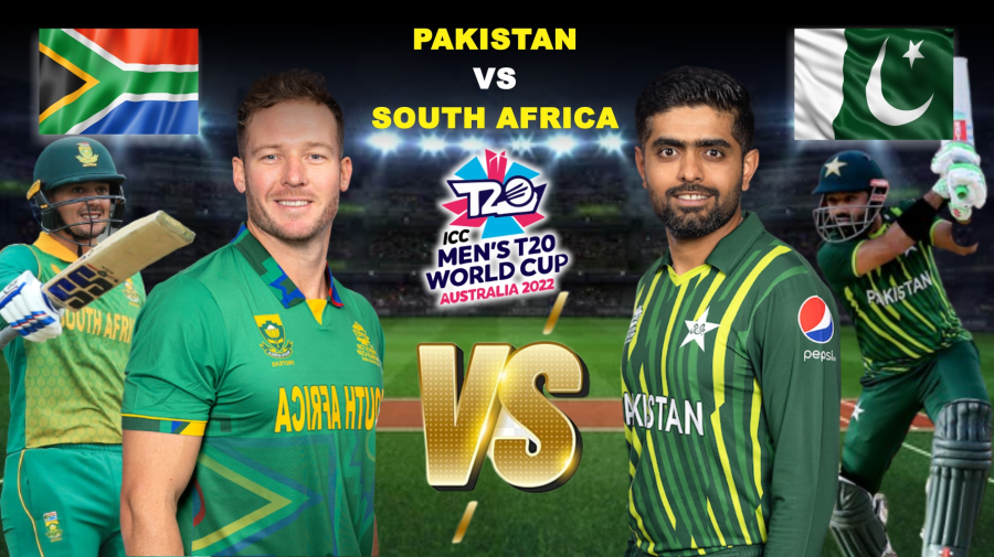ٹی 20ورلڈ کپ ، پاکستان اور جنوبی افریقا آج مدمقابل ہو ں گے 