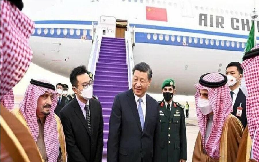 چین کے صدر 3 روزہ دورے پر سعودی عرب پہنچ گئے ،استقبال محمد بن سلمان نے کیا