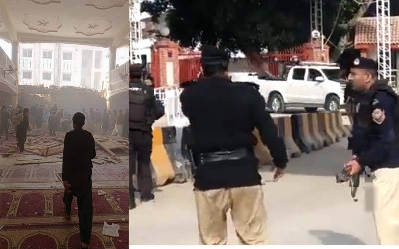 پشاور، پولیس لائنز کی مسجد کے اندر دھماکا،59 افراد شہید،159 سے زائد زخمی