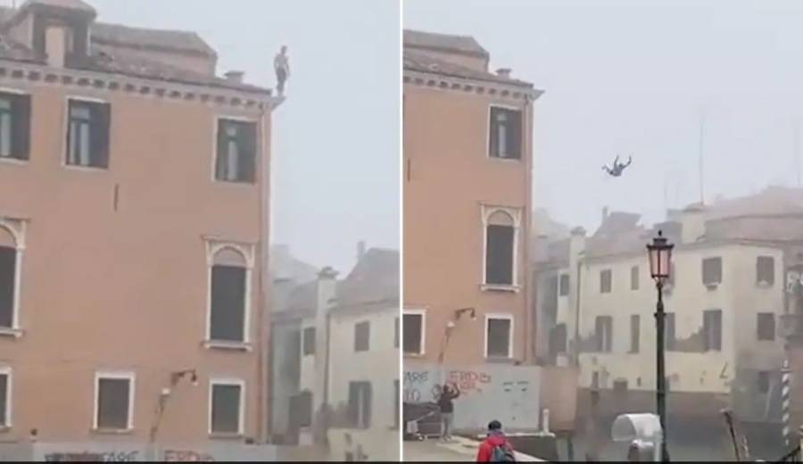Officials search for man who jumped from three-story building into canal, mayor announces ‘Certificate of Stupidity’

 | Pro IQRA News
