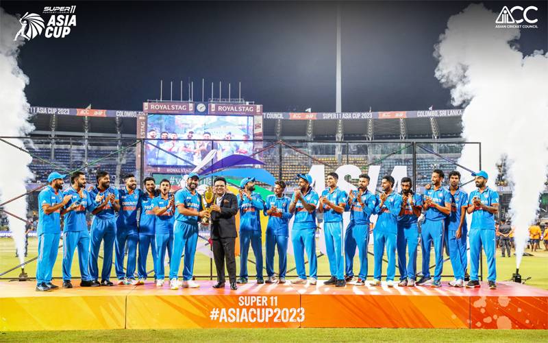 ایشیا ءکپ 2023 کے فاتح بھارت کو کتنی انعامی رقم ملی؟پتا چل گیا 