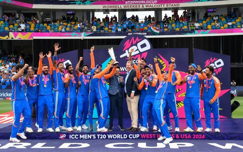 بھارتی ٹیم کو ٹی20 ورلڈکپ جیتنے پر کتنے کروڑ کی انعامی رقم ملی؟