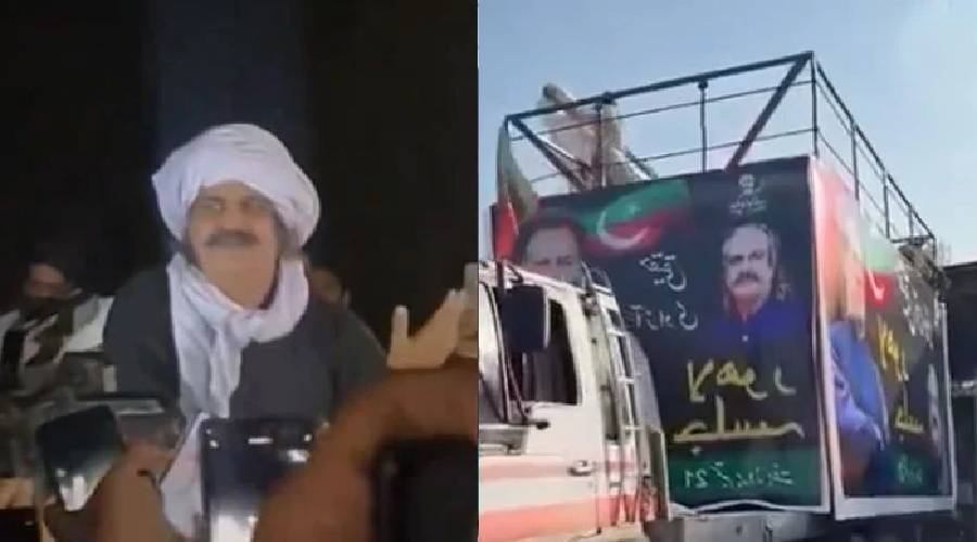 لاہور جلسہ:وزیراعلیٰ کے پی کےکنٹینر سے ڈی جے ٹیم کے موبائل فون غائب