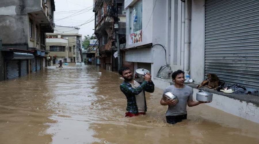 نیپال میں سیلاب  کے باعث 66 افراد نےجانیں گنوادیں