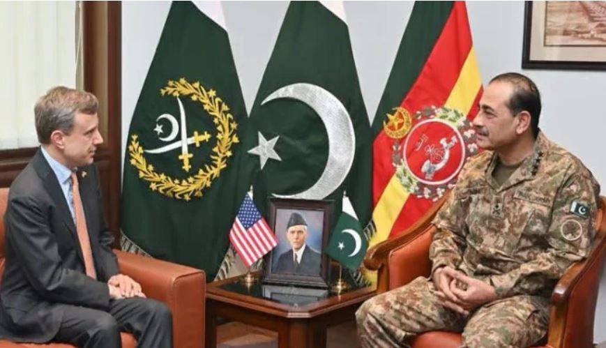 آرمی چیف سے امریکہ کے اعلیٰ سطح کے وفد کی ملاقات، پاکستان کی منرل ڈیولپمنٹ پالیسی پر اظہار اعتماد
