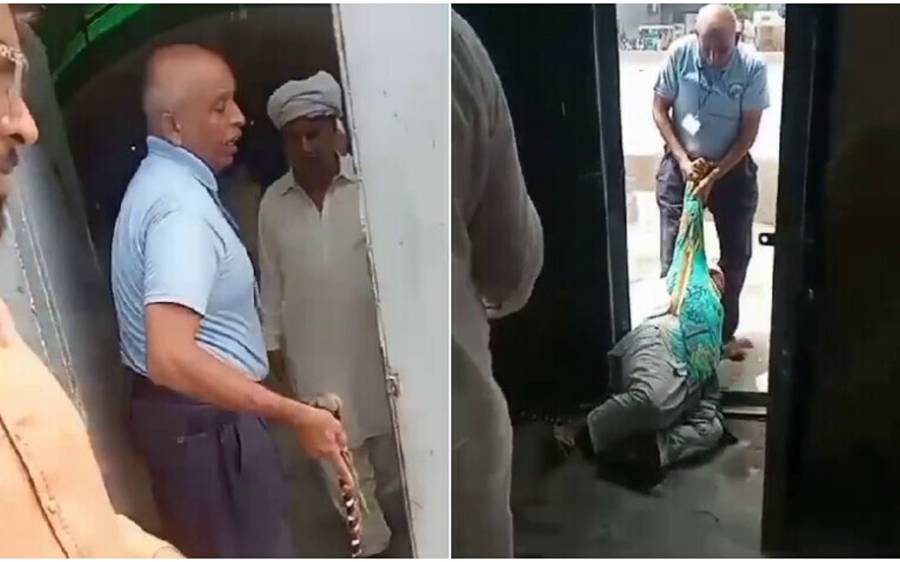 شیخوپورہ: بل درست کرانے آئی بزرگ خاتون پر گارڈ کا تشدد، گھسیٹ کر گیٹ سے باہر نکال دیا