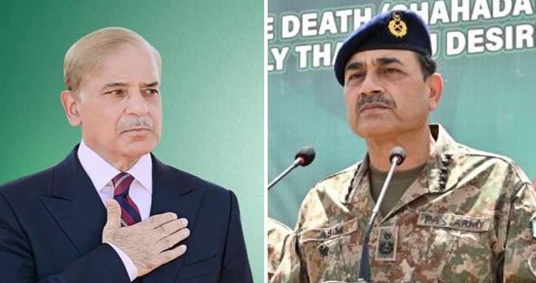 وزیراعظم شہباز شریف اور فیلڈ مارشل عاصم منیر کا سیلاب زدہ علاقوں کا دورہ 