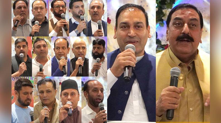 بارسلونا میں وزیرِ مال و کسٹوڈین  آزاد جموں و کشمیر چوہدری اخلاق کے اعزاز میں راجہ نامدار اقبال خان کی استقبالیہ تقریب،پاکستانی وکشمیری کمیونٹی کی شرکت 