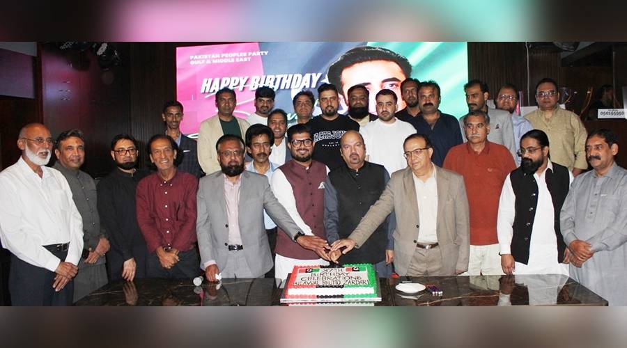 پیپلز پارٹی کے چیئرمین  بلاول بھٹو زرداری کی 37ویں سالگرہ  دبئی میں منائی گئی