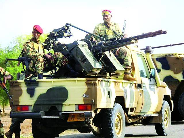 نائیجیریا: فوجی قافلہ بوکوحرام کے خلاف کارروائی کیلئے جارہاہے