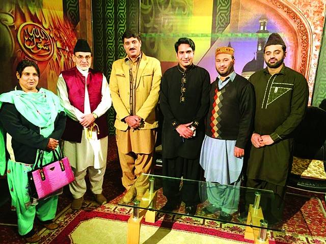 ماہ ربیع الاول کی مناسبت سے پی ٹی وی لاہور مرکز کے خصوصی پروگرام ریکارڈ