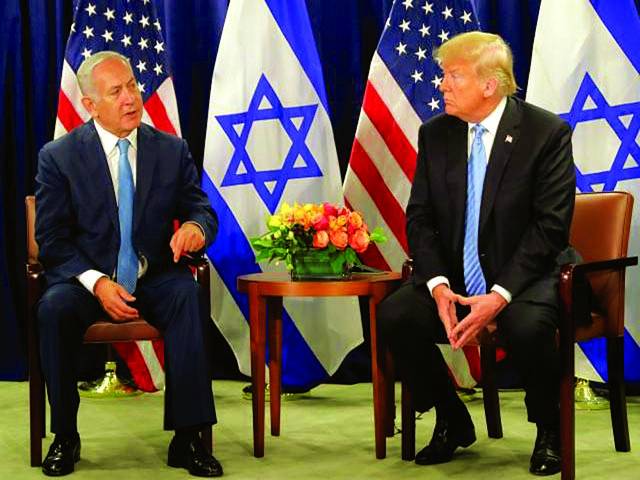 نیو یارک: اسرائیلی وزیراعظم امریکی صدر ٹرمپ سے ملاقات کررہے ہیں