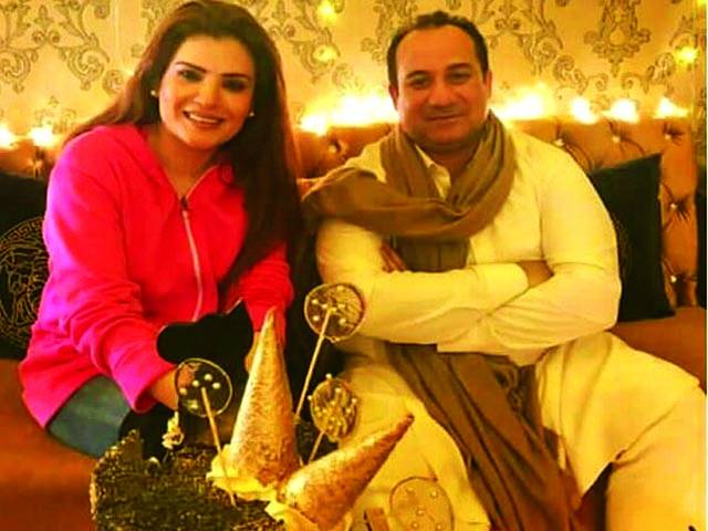 اداکارہ ریشم کی راحت فتح علی خان کی سالگرہ میں شرکت